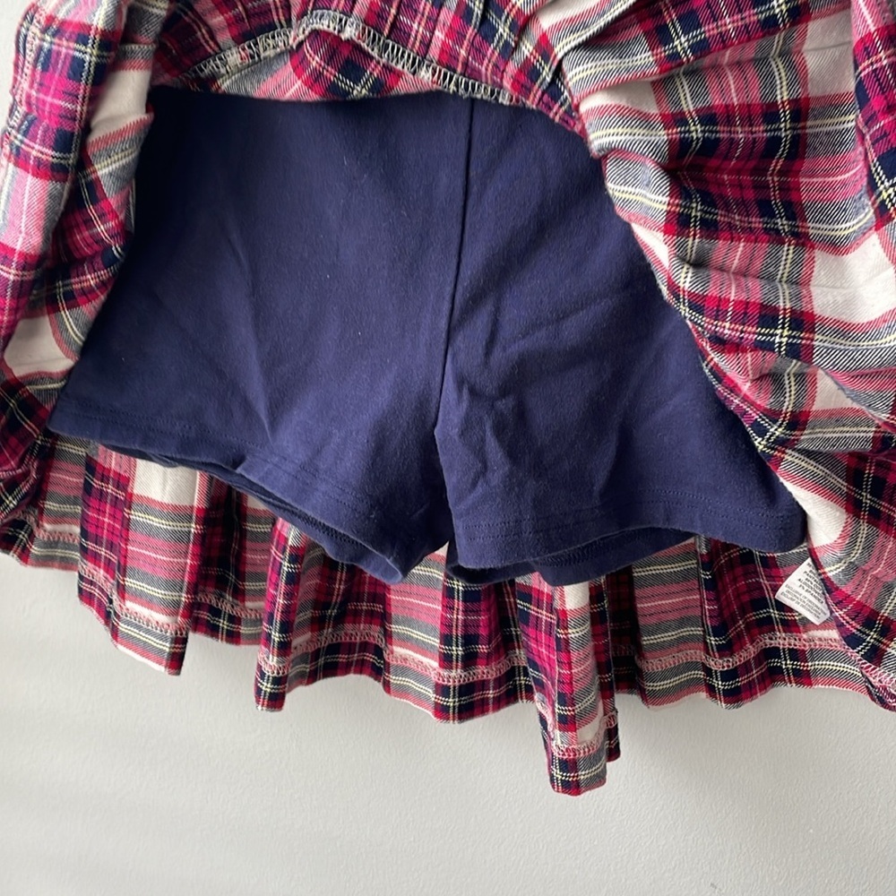 Hartstrings Plaid Pleated Girls Skirt - Picture 4 of 7
